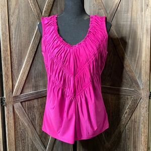 Mix It stretchy gathered tank top